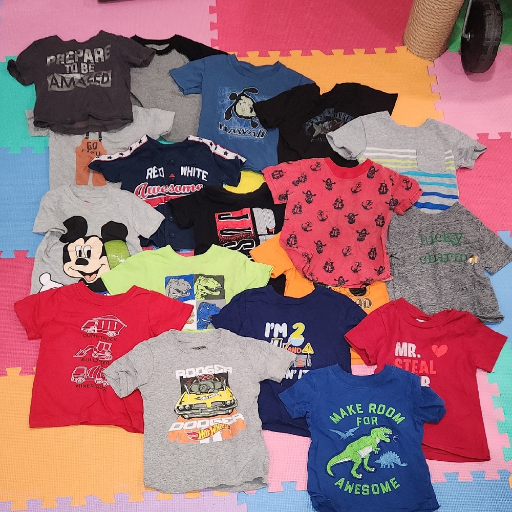 20 Colorful Kids T-Shirts Collection